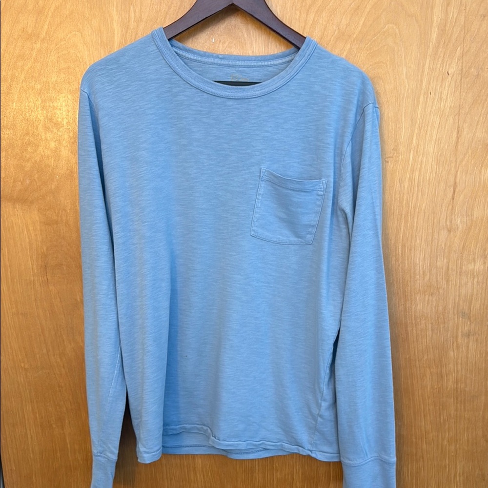 Men's J.Crew Blue Long Sleeve Shirt